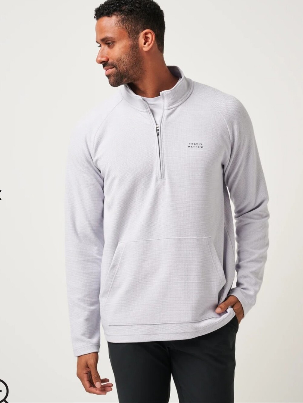 Travis Mathew Performance Waffle Quarter Zip